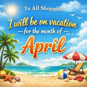 Beach Vacation Graphic Print - 'I Will Be On Vacation'